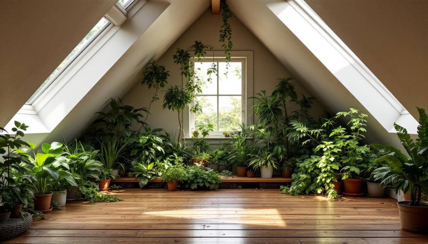 Comment transformer un grenier en espace vert et durable ?
